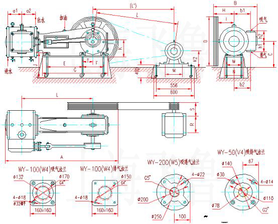 WY-50(V5)WY-100(W4)WY-200(W5)(f)ʽձðbߴD